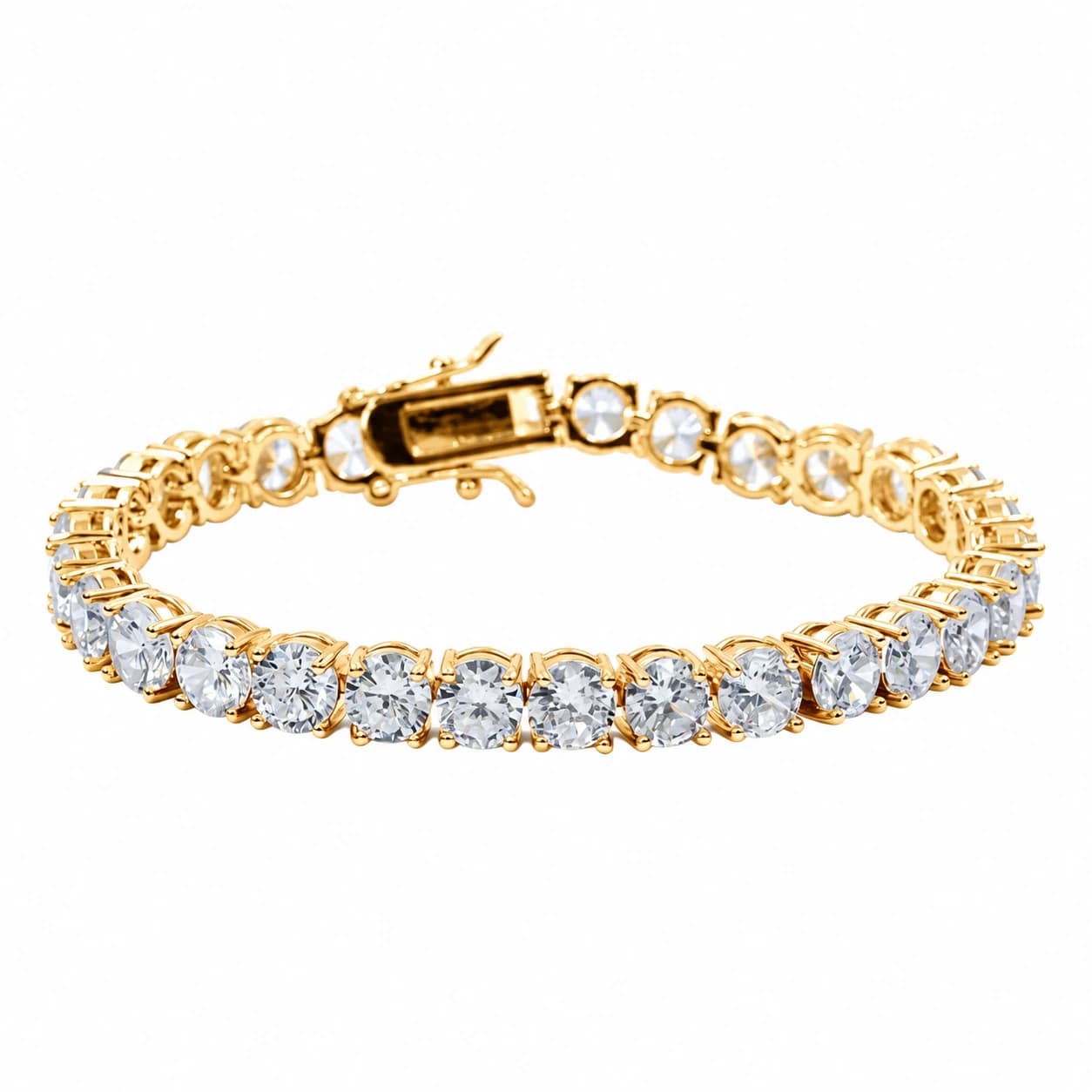 CLASSIC TENNIS BRACELET — זהב