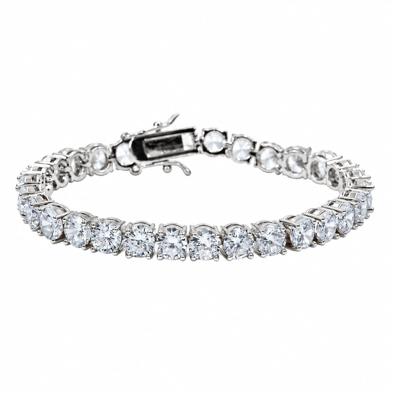 CLASSIC TENNIS BRACELET — כסף