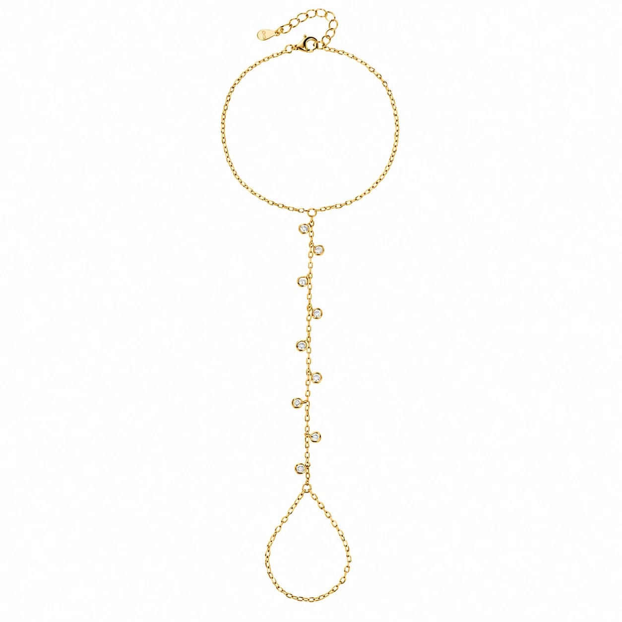 CRYSTAL JADI BRACELET — זהב