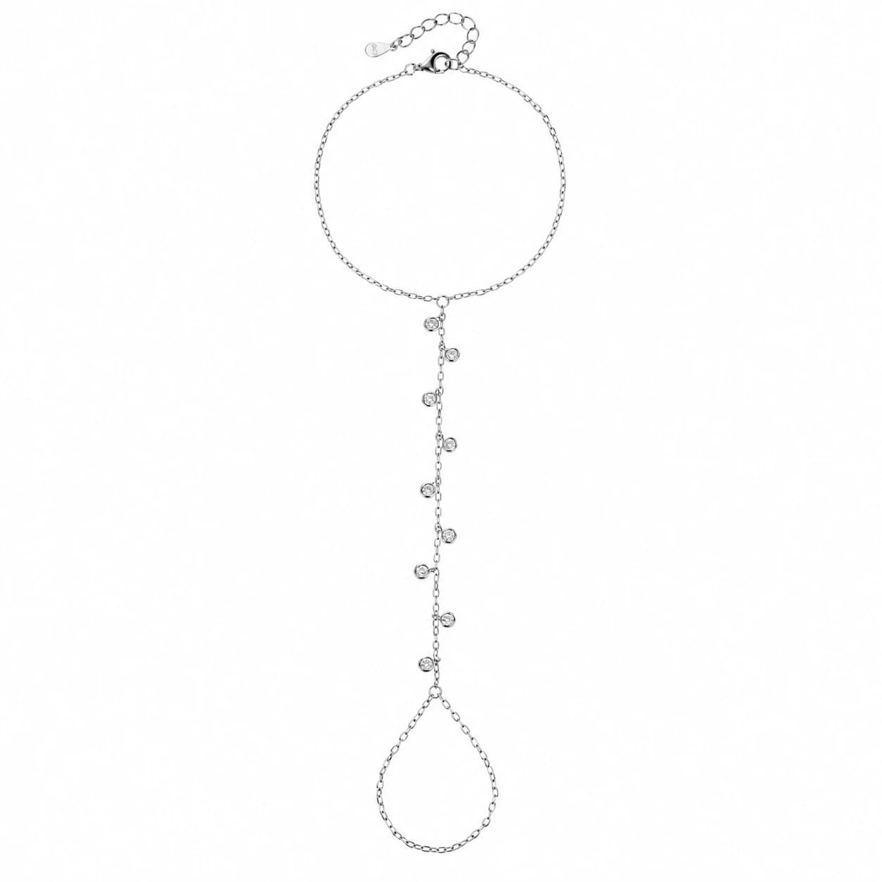CRYSTAL JADI BRACELET — כסף