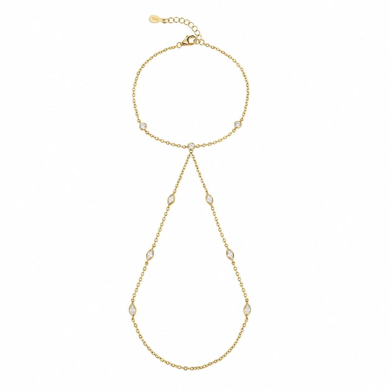 LEAF JADI BRACELET — זהב