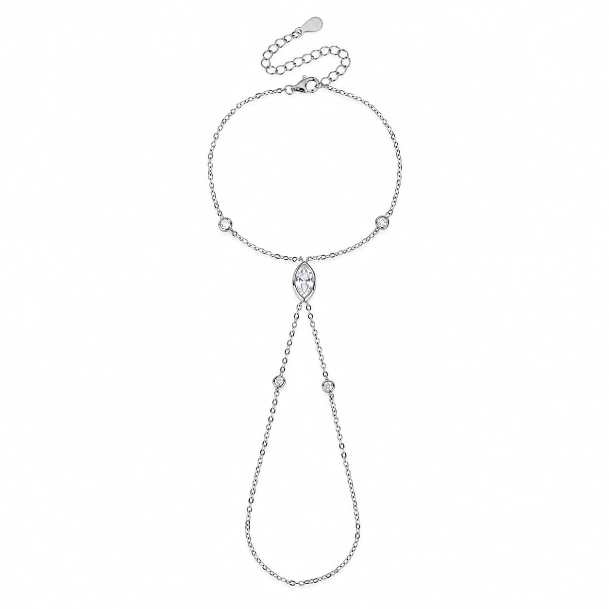 MARQUISE JADI BRACELET — כסף