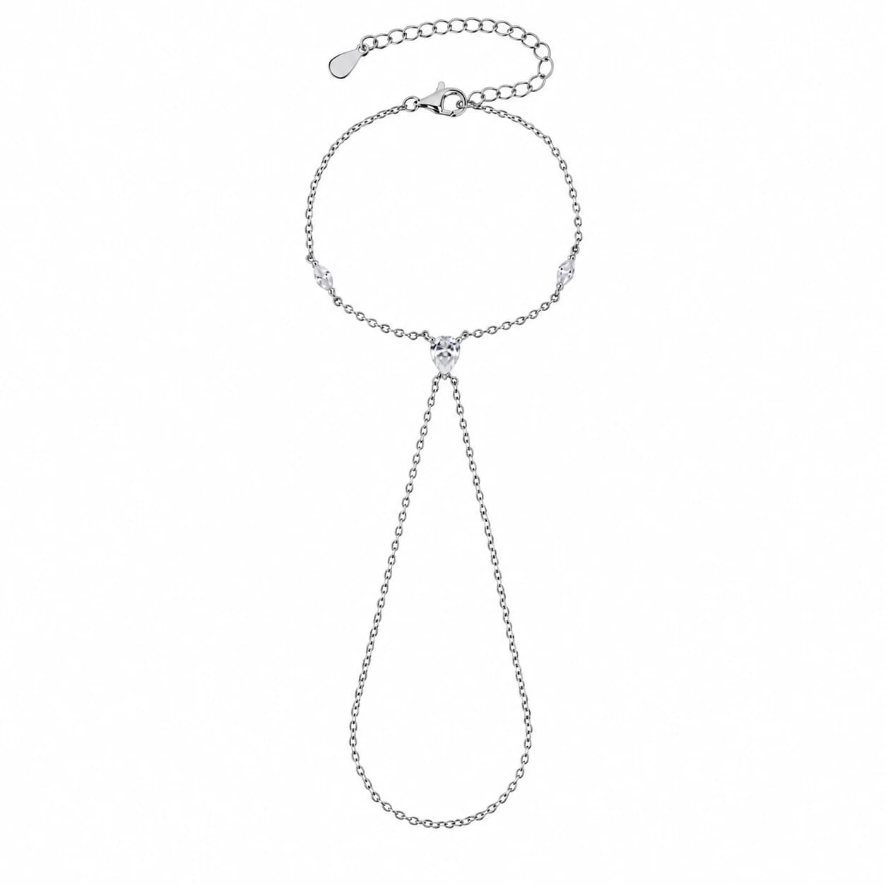 TEARDROP JADI BRACELET — כסף