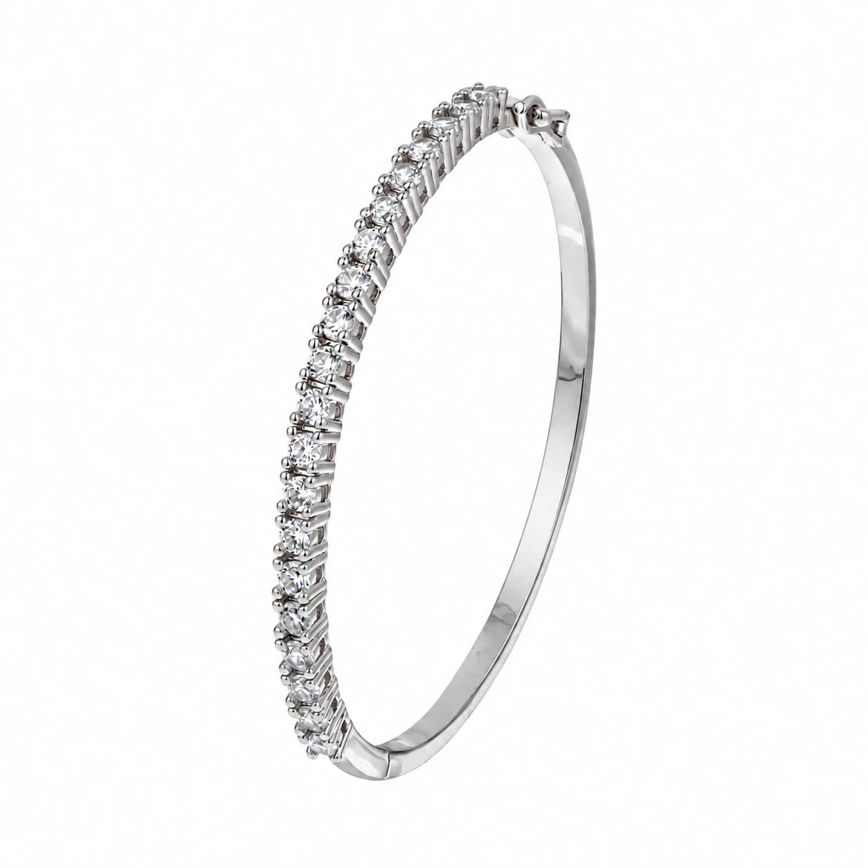 TENNIS BANGLE — כסף