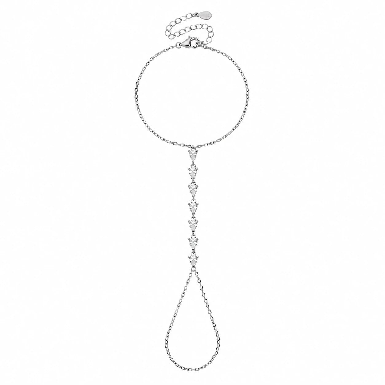 TINY TEARDROPS JADI BRACELET — כסף