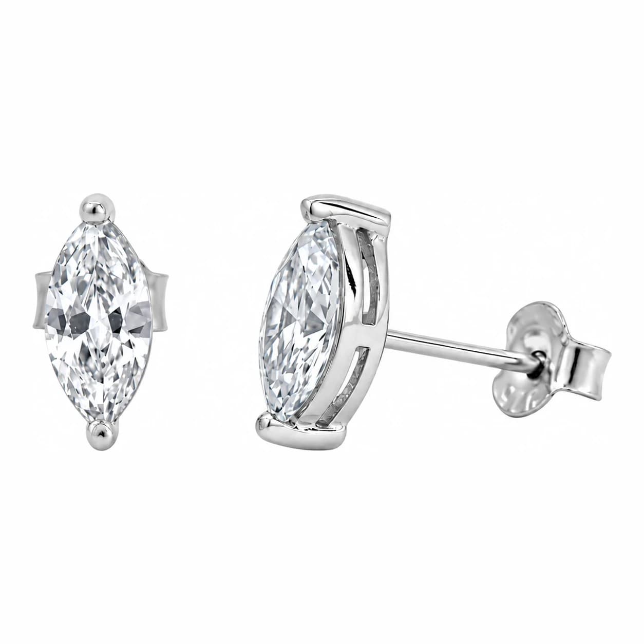MARQUISE EARRINGS — כסף