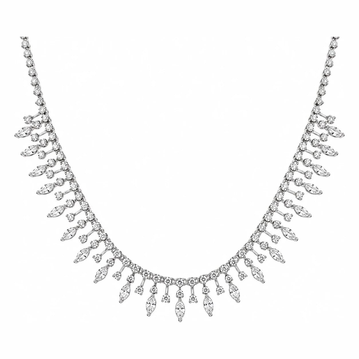 CELESTE MARQUISE NECKLACE — כסף