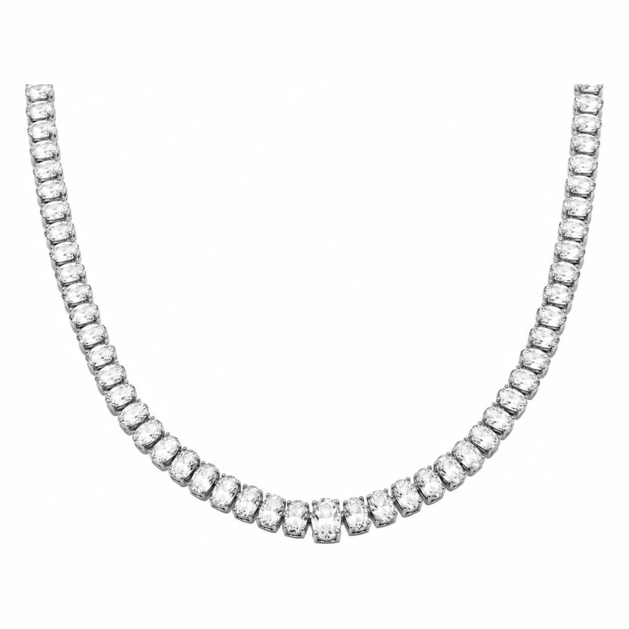 ELYSIAN TENNIS NECKLACE — כסף