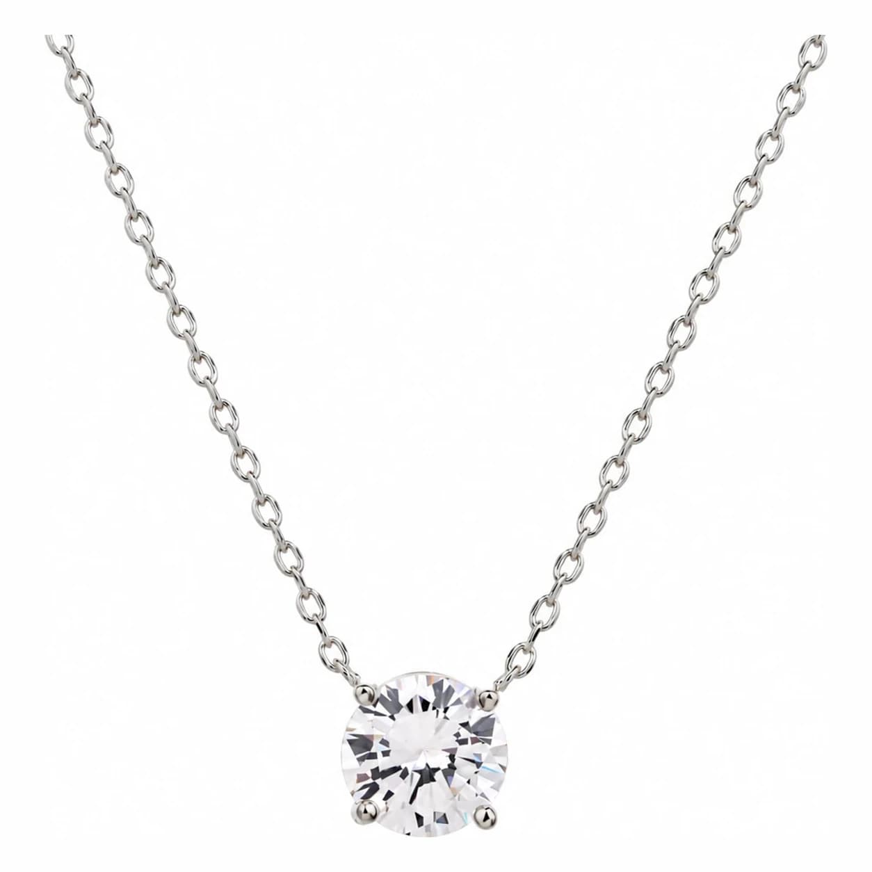 CLASSIC STONE NECKLACE — כסף