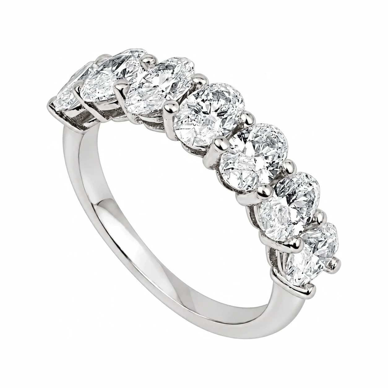 OVAL STONE RING — כסף