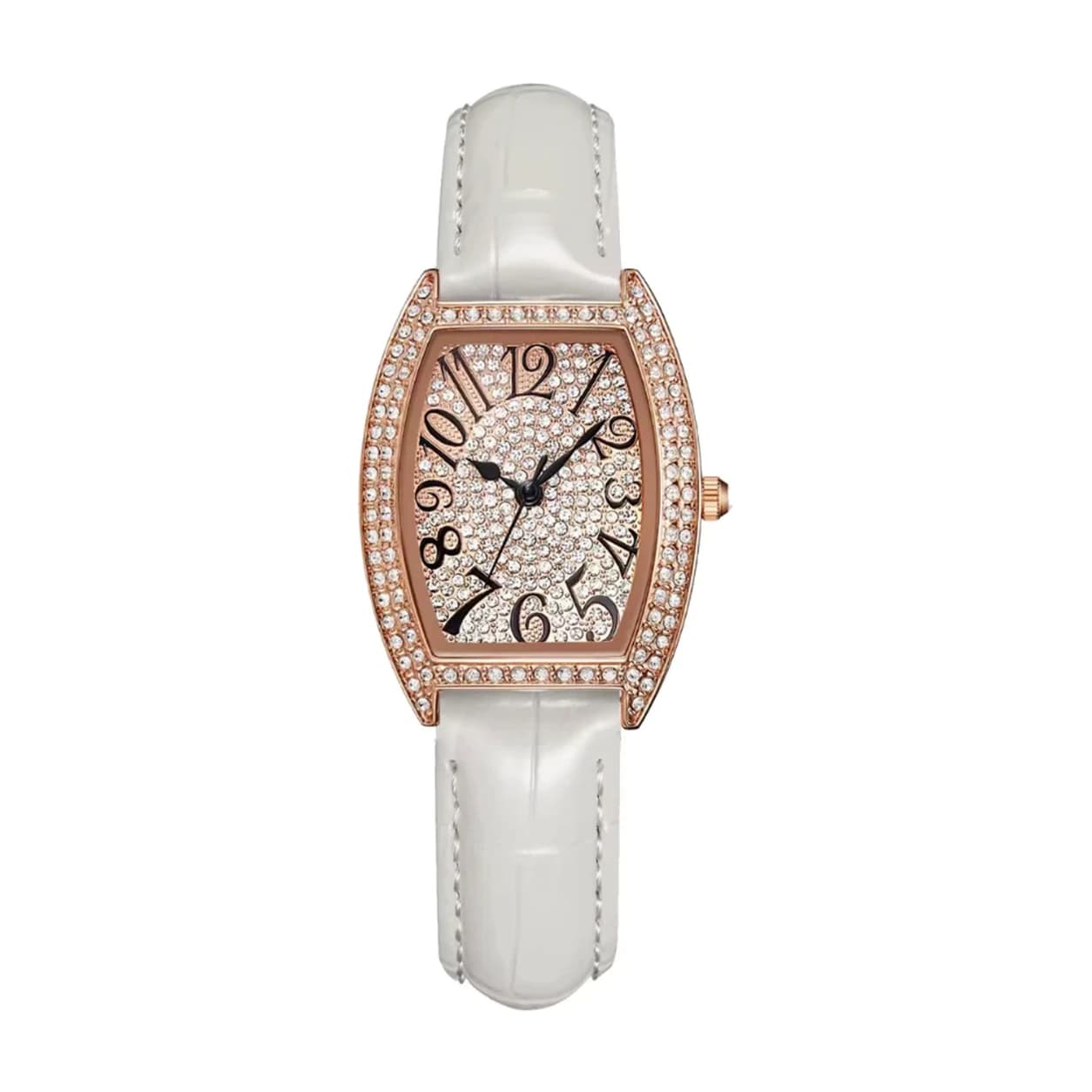 FIORE CRYSTALS WATCH — רצועה שמפניה