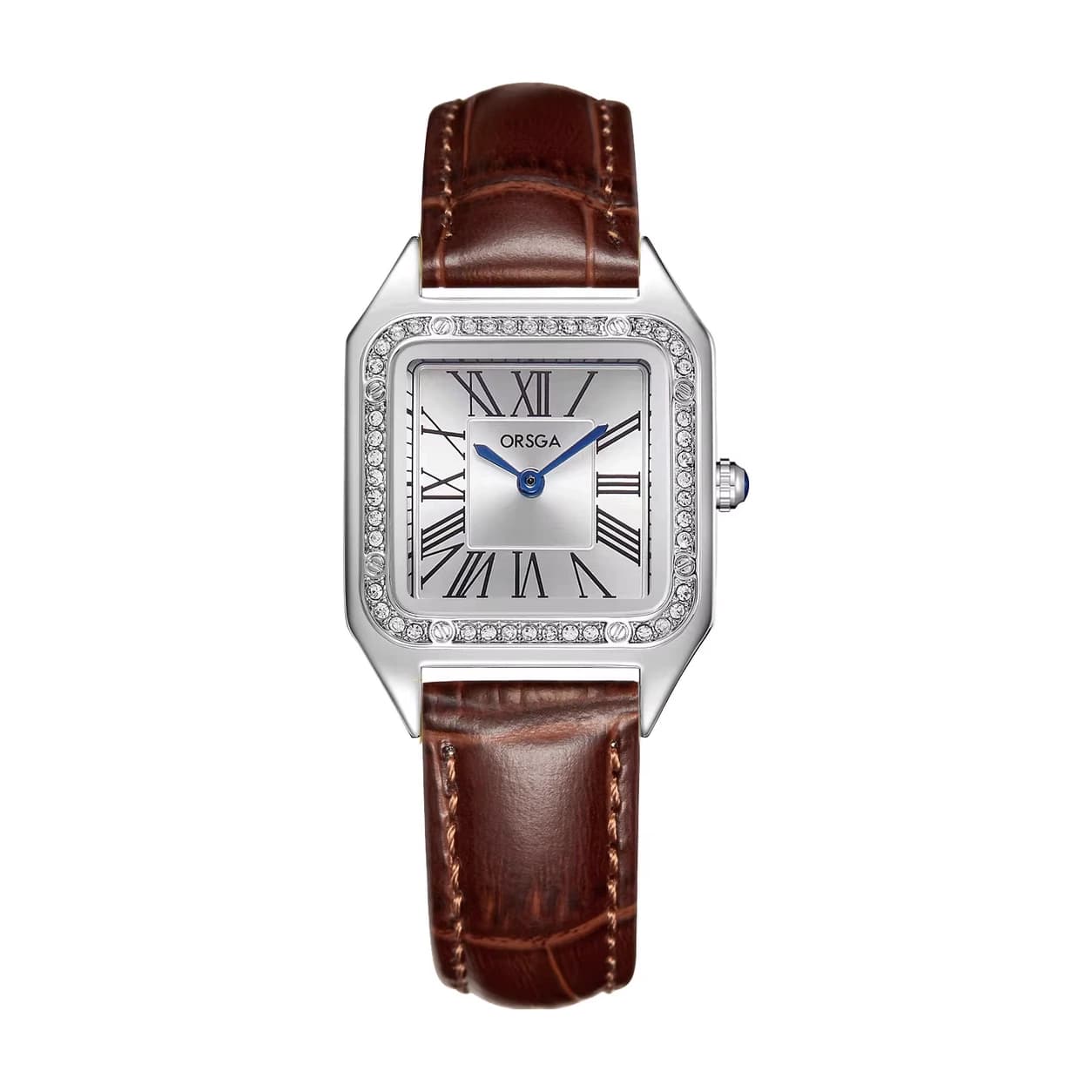ORSGA ELEGANCE WATCH SILVER BEZEL