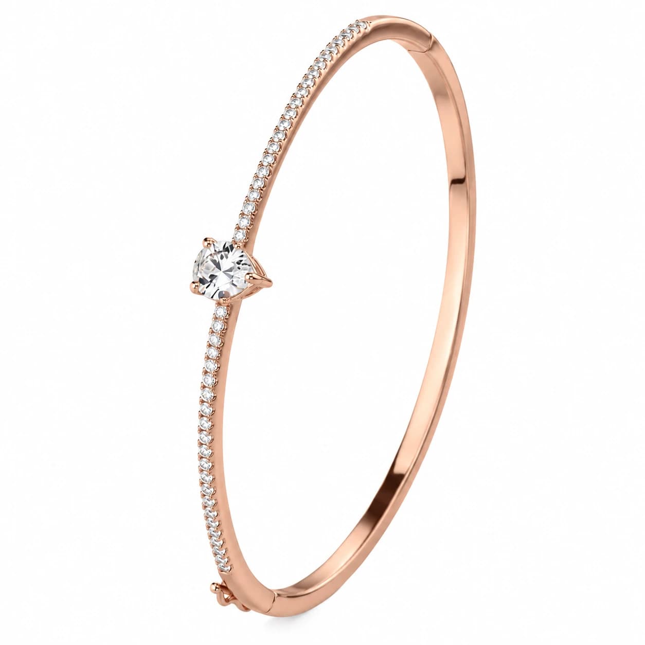 TEARDROP TENNIS BANGLE BRACELET