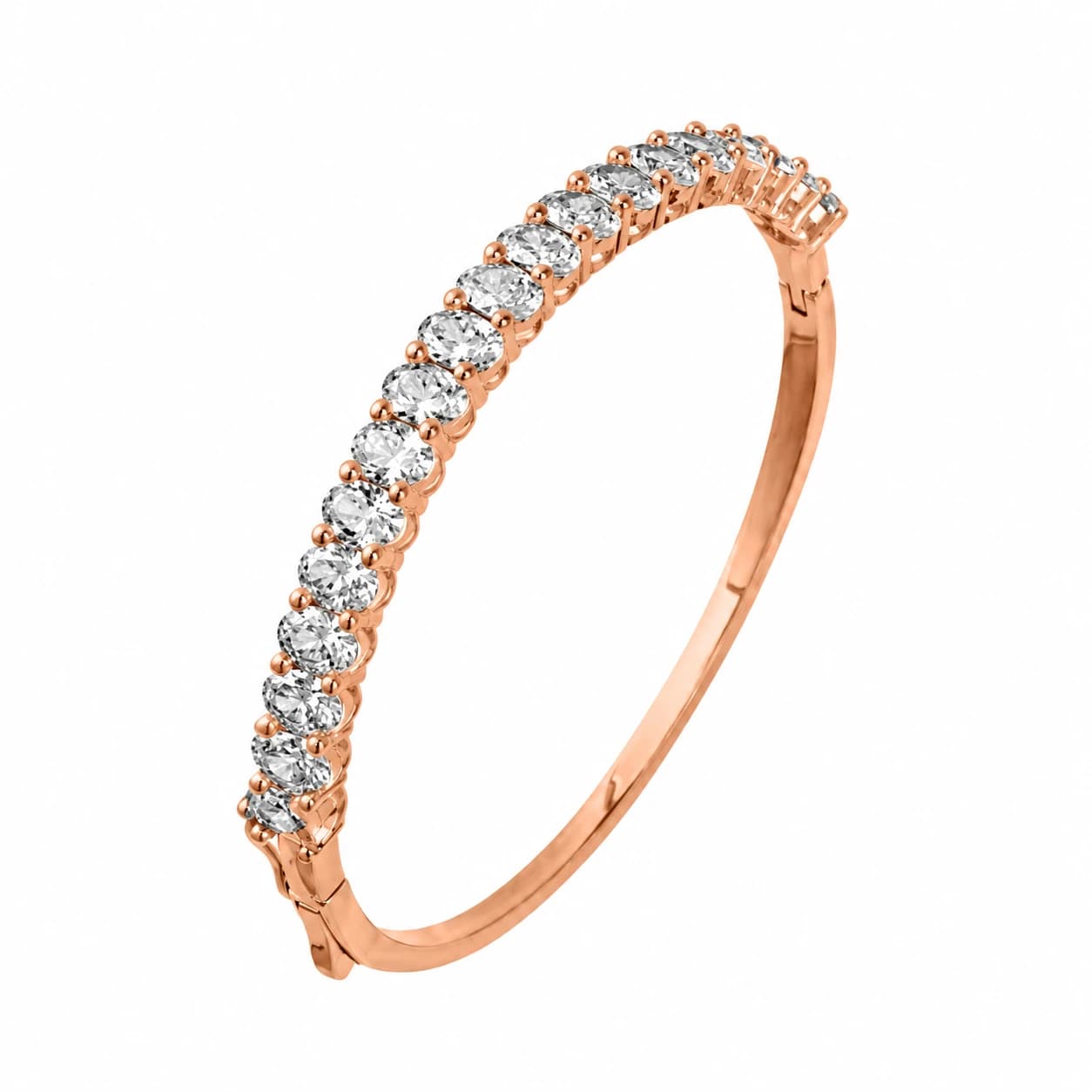 OVAL CRYSTAL BANGLE