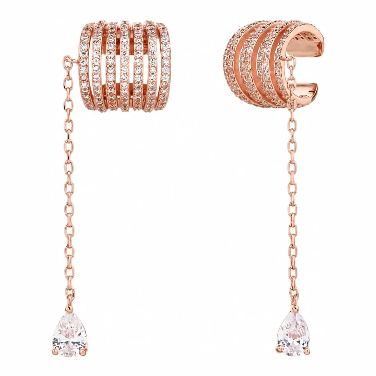 LUNA DROP HOOPS