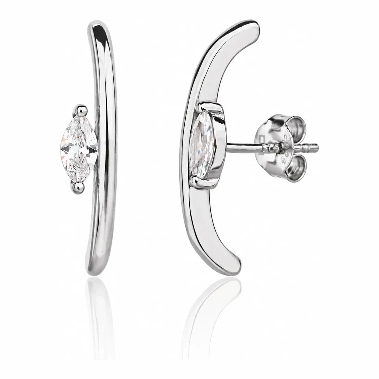LUNA MARQUISE STUD EARRINGS
