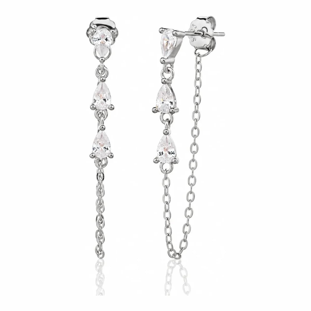 SERENA DROP CHAIN EARRINGS