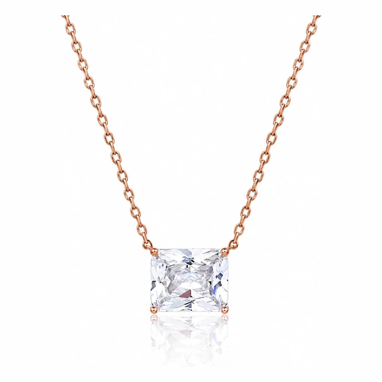 PRINCESS CUT NECKLACE