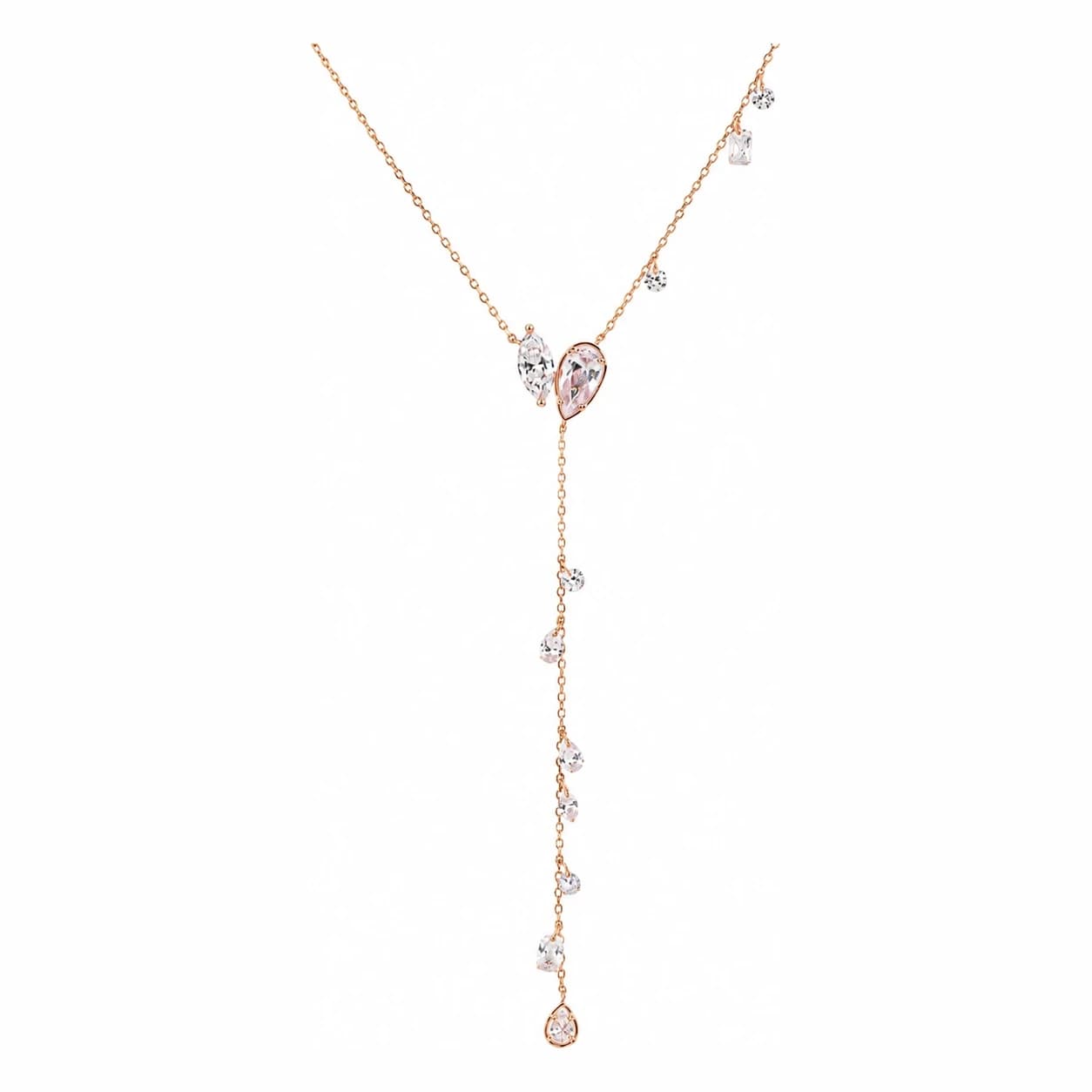 CRYSTAL CASCADE NECK