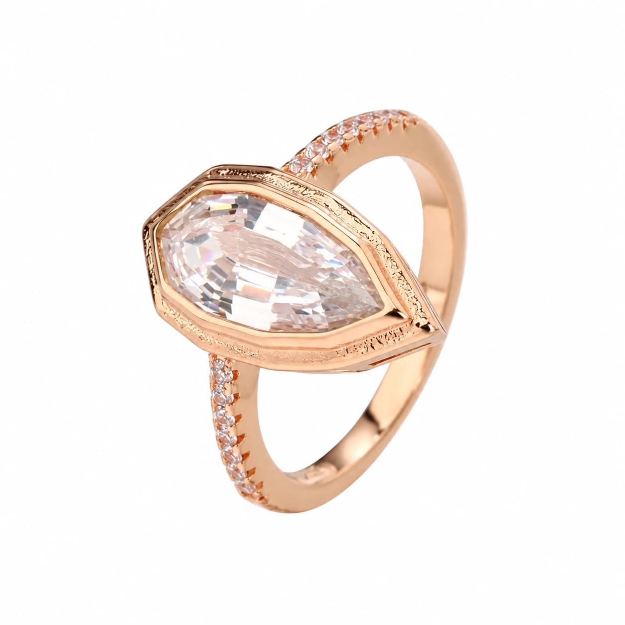 MARQUISE BEZEL SET RING
